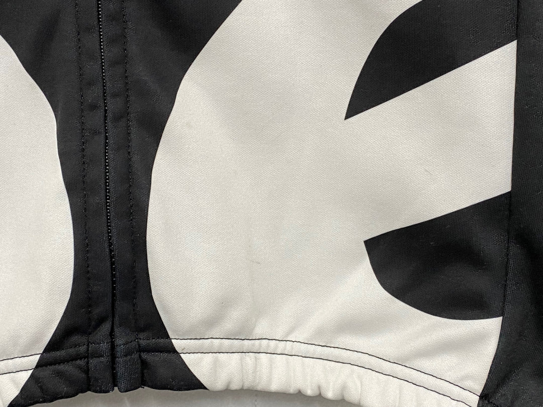 JF438 カステリ CASTELLI ROSSOCORSA 裏起毛 サイクルジャケット 黒 S