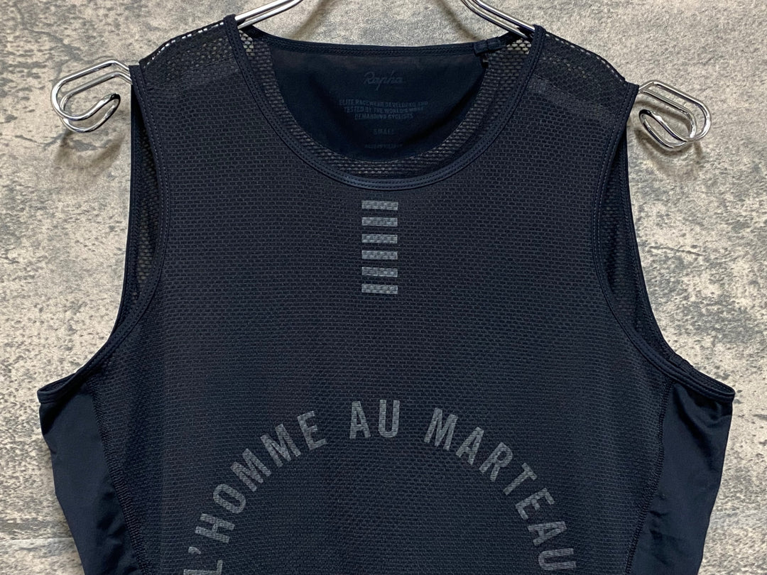 KO798 ラファ Rapha PRO TEAM BASE LAYER SLEEVELESS ベースレイヤー ノースリーブ 黒 S