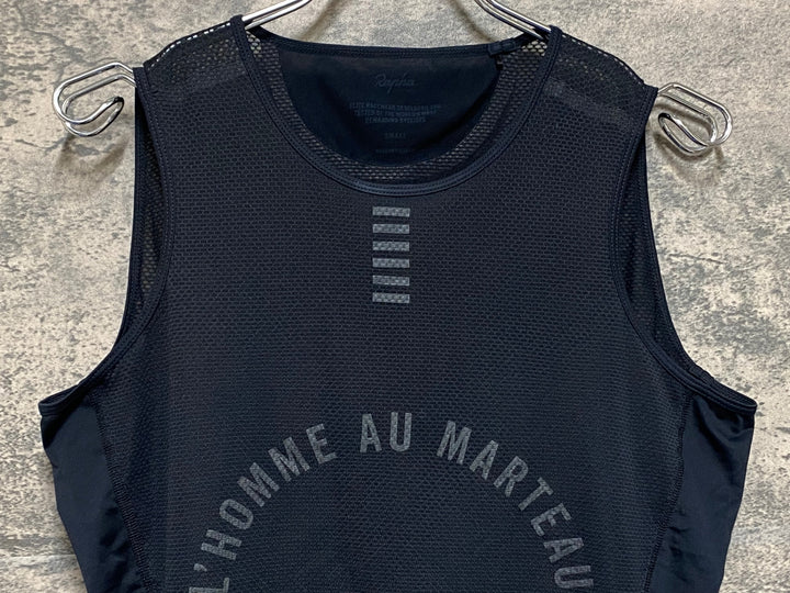 KO798 ラファ Rapha PRO TEAM BASE LAYER SLEEVELESS ベースレイヤー ノースリーブ 黒 S