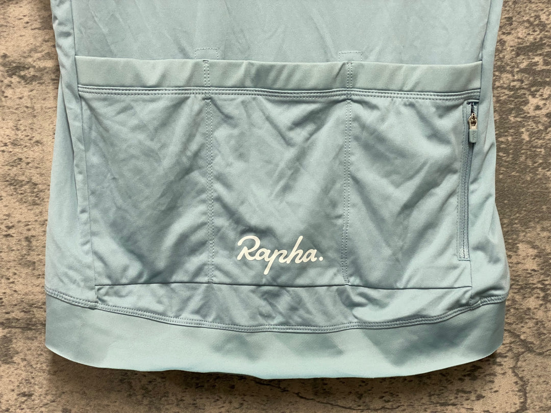 JU413 ラファ Rapha WOMEN'S CORE JERSEY 半袖 サイクルジャージ 水色 S