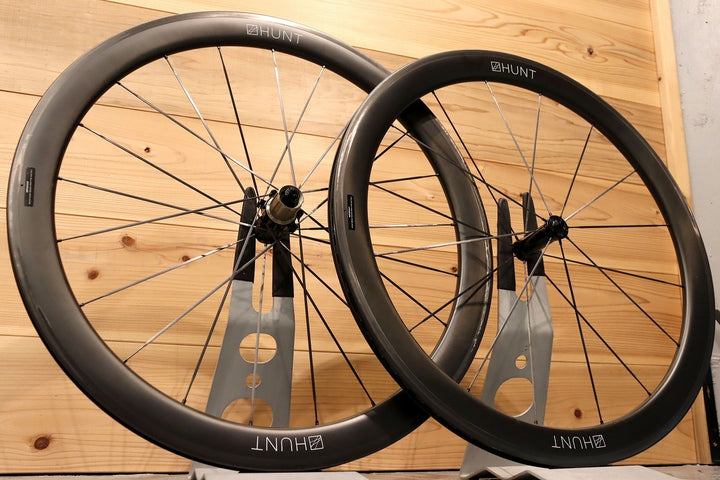 ハント HUNT カーボンスポーク 50 UD CARBON SPOKE カーボン チューブレス ホイールセット シマノ12S/11S 19C 【千葉店】