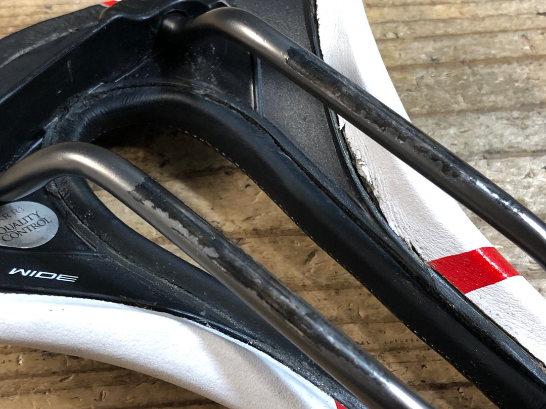 KK416 サンマルコ san marco Shortfit Racing サドル 白 XSiLite レール WIDE