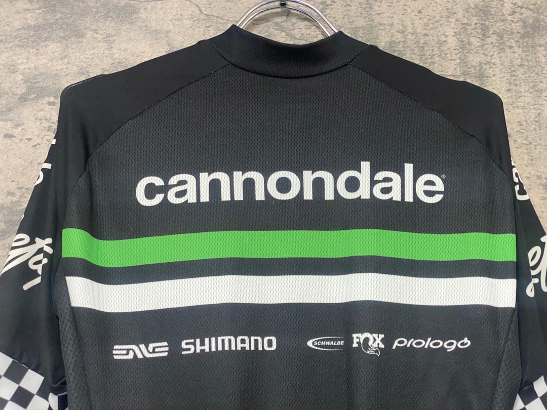 KH371 シマノ SHIMANO 半袖サイクルジャージ CANNONDALE M 黒