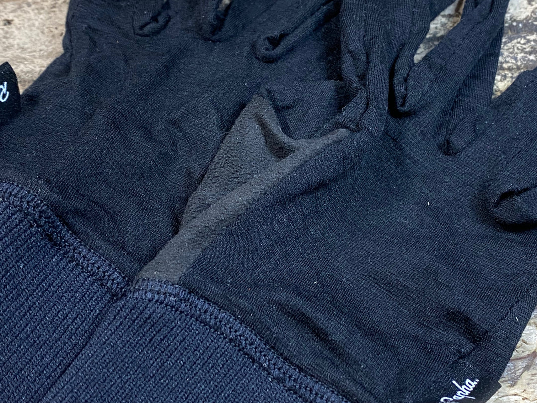 JS857 ラファ Rapha 長指 グローブ 黒 M
