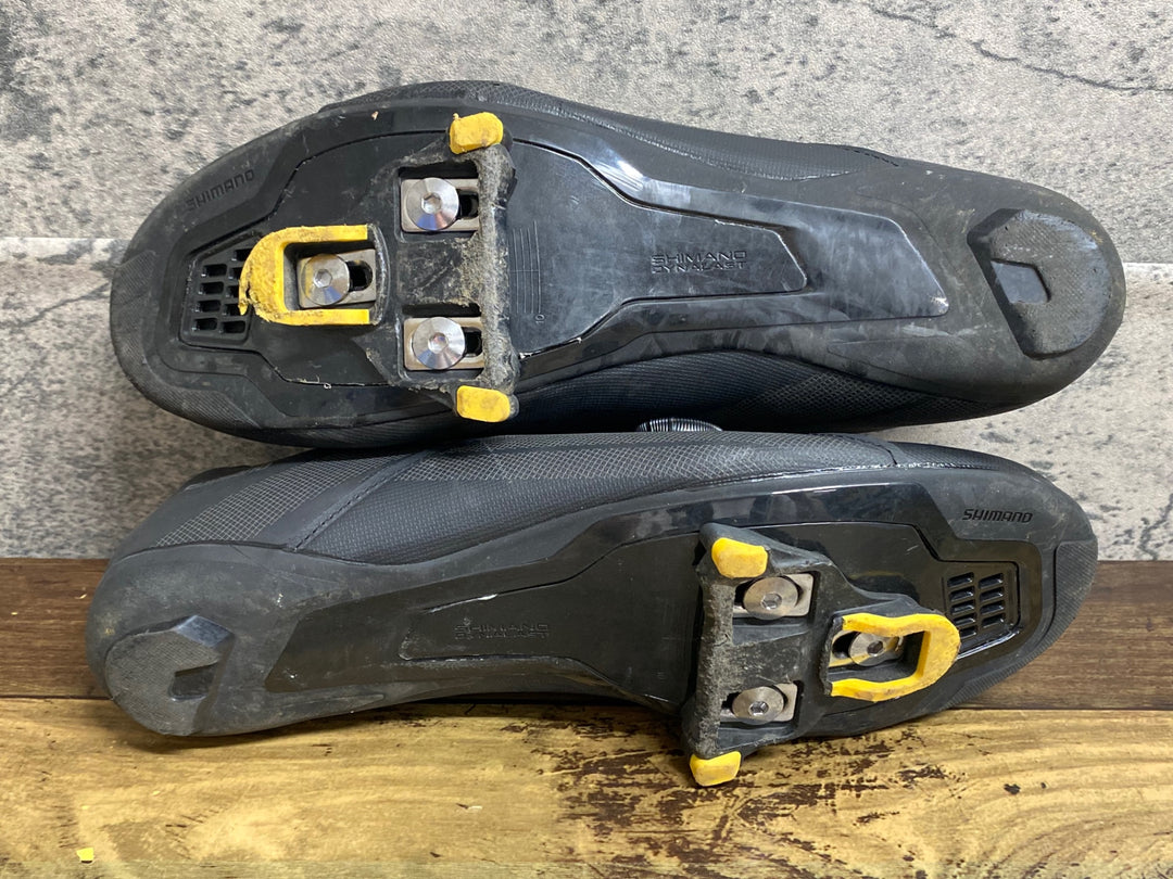 KI791 シマノ SHIMANO SHRC300M ビンディングシューズ 黒 SPD-SL EU44