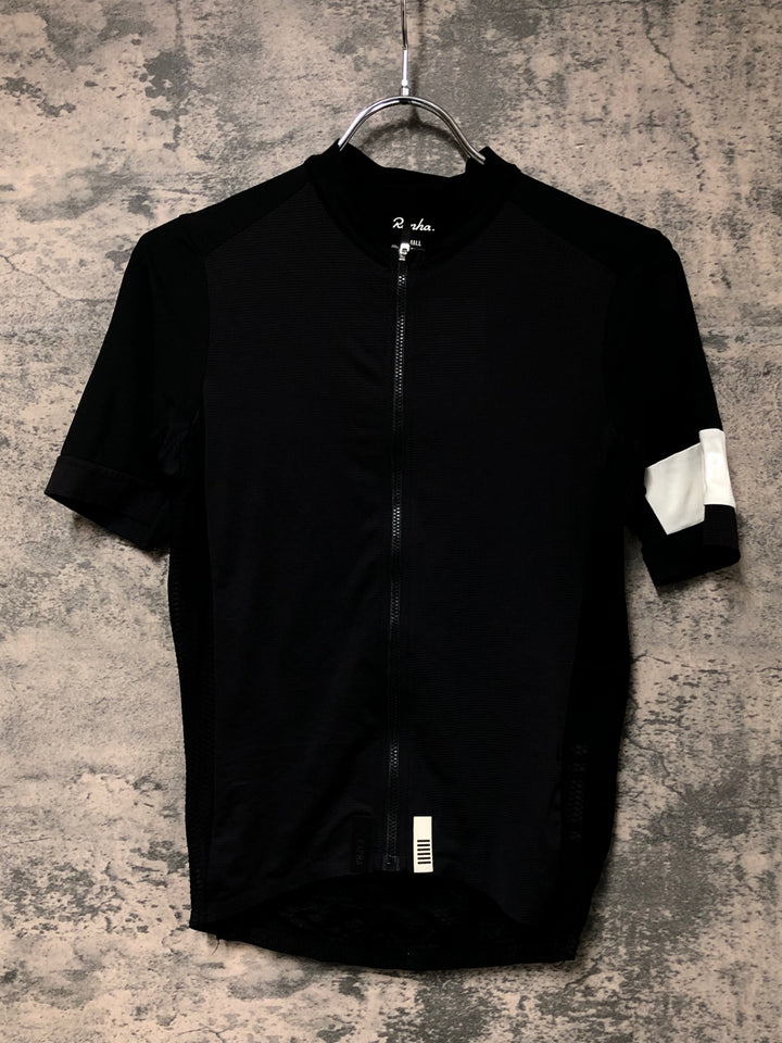 JS840 ラファ Rapha PRO TEAM CLIMBER'S JERSEY 半袖 サイクルジャージ 黒 S