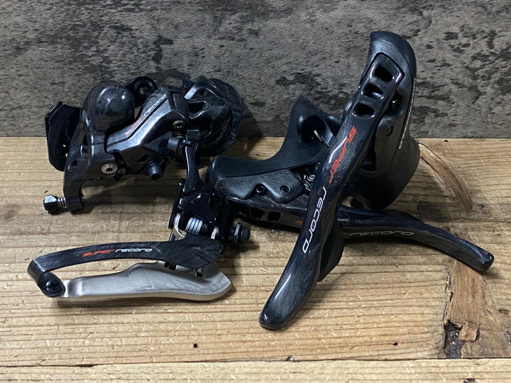 KM482 カンパニョーロ CAMPAGNOLO スーパーレコード SUPER RECORD 2×12S 変速3点セット レバー FD RD