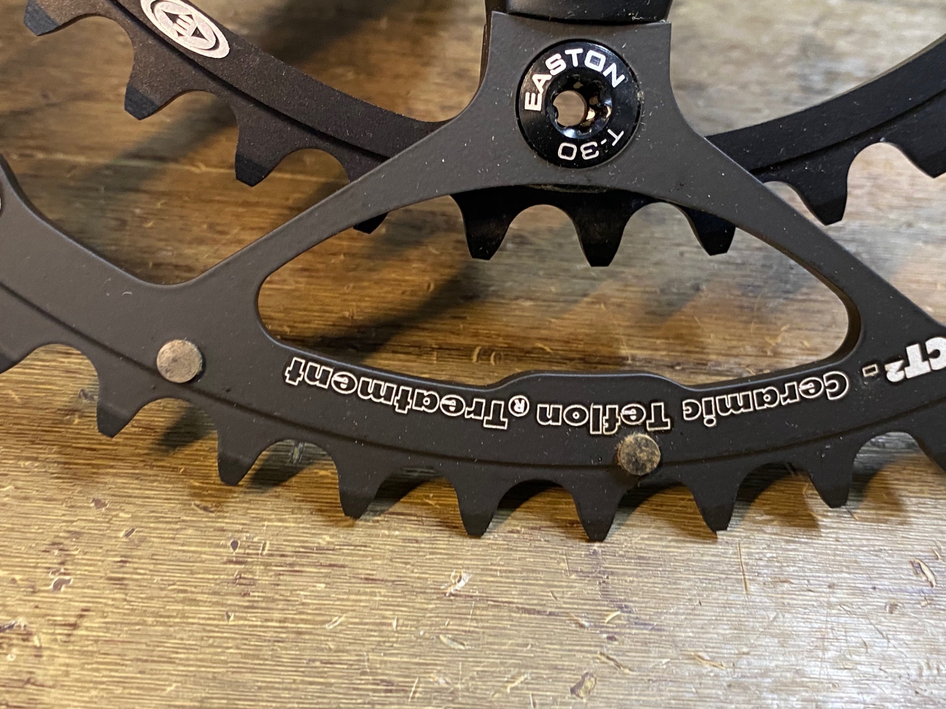 JS331 EASTON EC90 カーボン クランクセット 172.5mm CT2 53/39T 10s