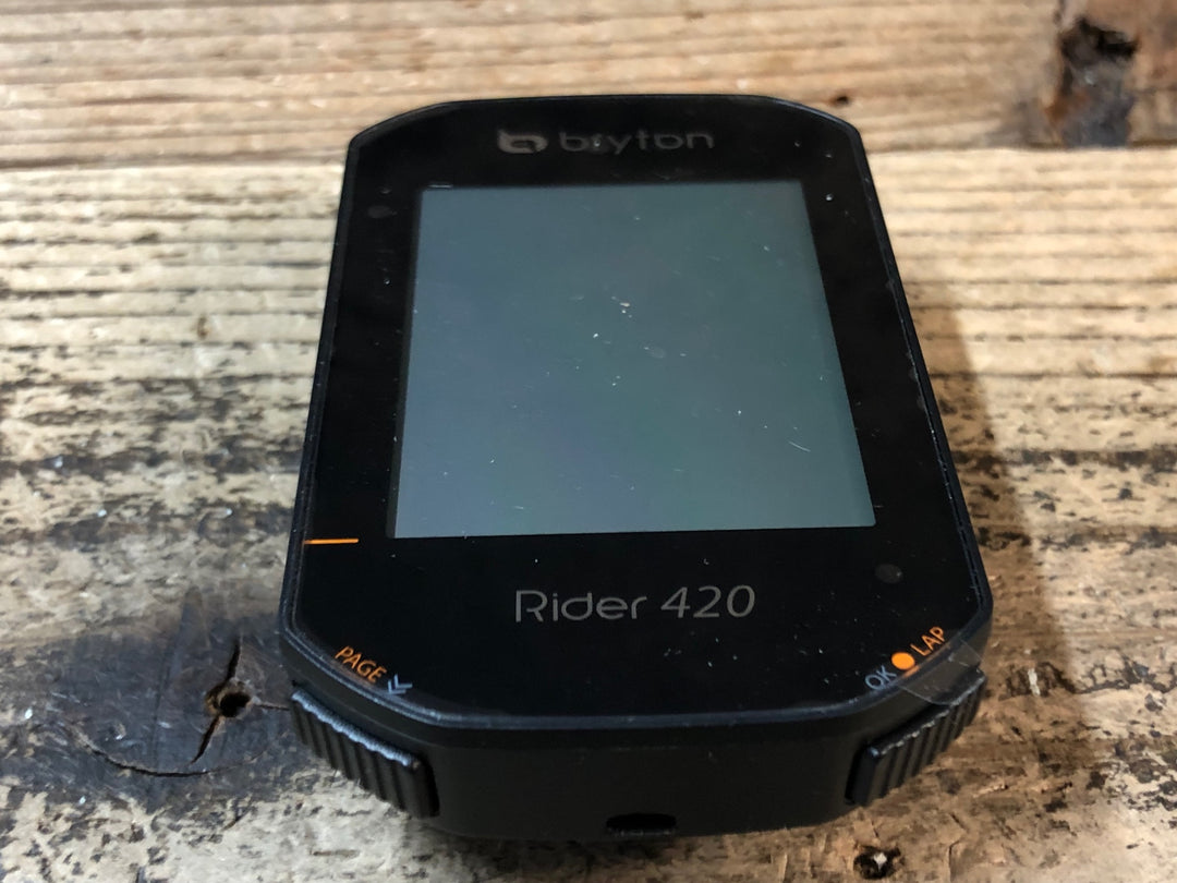 JR405 ブライトン bryton Rider 420 T サイクルコンピューター