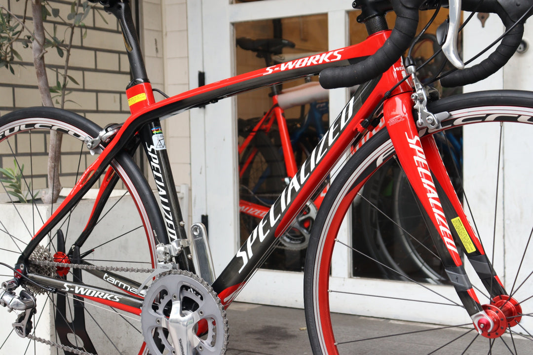 初代！ スペシャライズド SPECIALIZED S-WORKS TARMAC SL1 2007モデル XSサイズ シマノ アルテグラ 6600 MIX 10S カーボン ロードバイク 【横浜店】