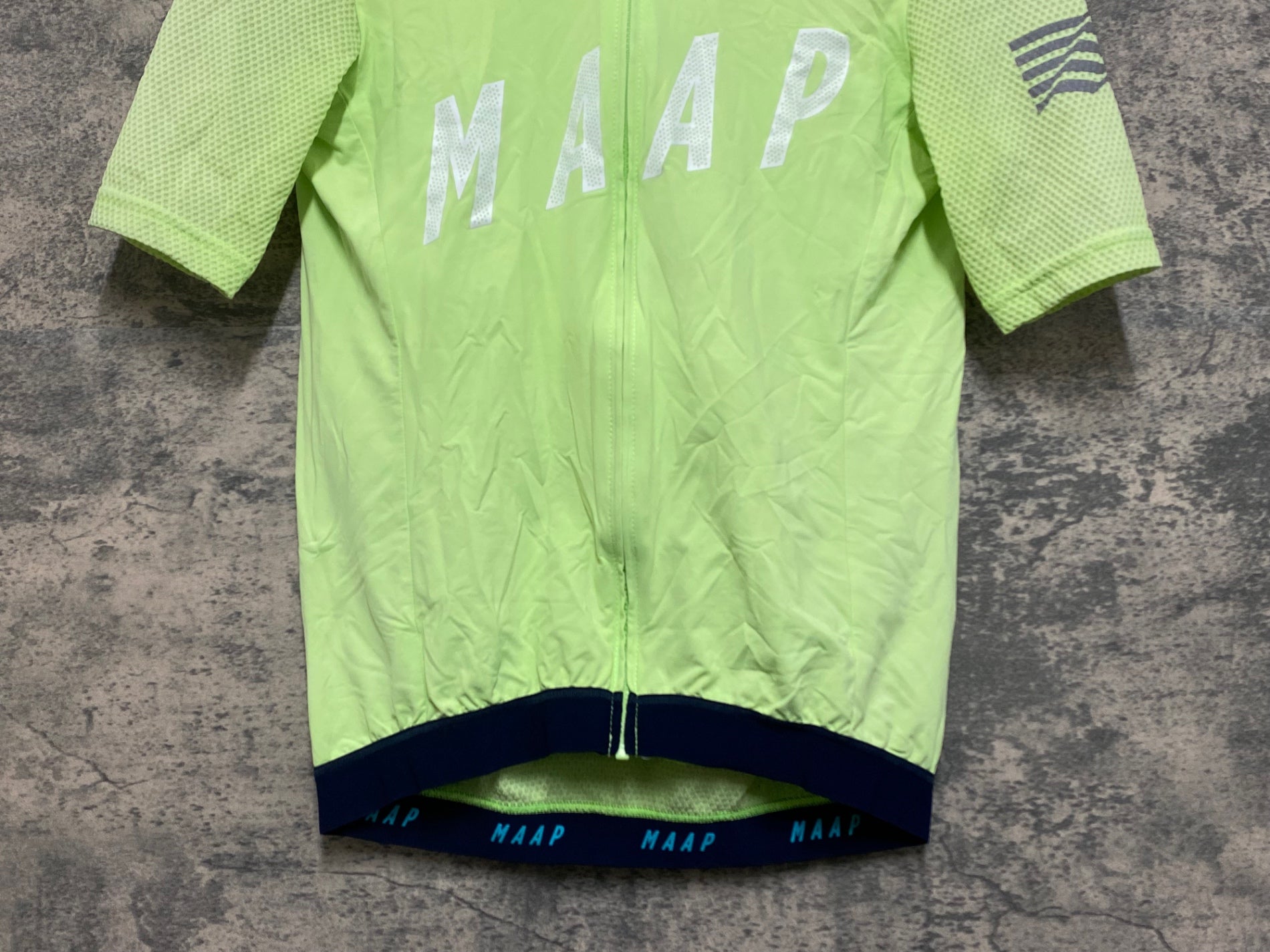 JO700 マープ MAAP PRO FIT JERSEY 半袖 サイクルジャージ 黄緑 M