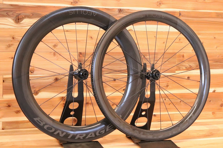 ボントレガー BONTRAGER アイオロス AEOLUS RSL 51 75 TLR DISC シマノ 11S/12S カーボン チューブレスレディ ホイールセット 【広島店】