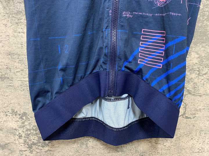 JJ052 ラファ RAPHA EF PRO TRAINING 半袖 サイクルジャージ S ネイビー