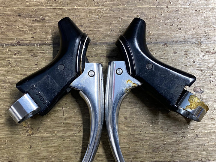 KO805 シマノ SHIMANO デュラエース DURA-ACE BL-7400 ブレーキレバー 左右セット ※ブラケットカバー欠品