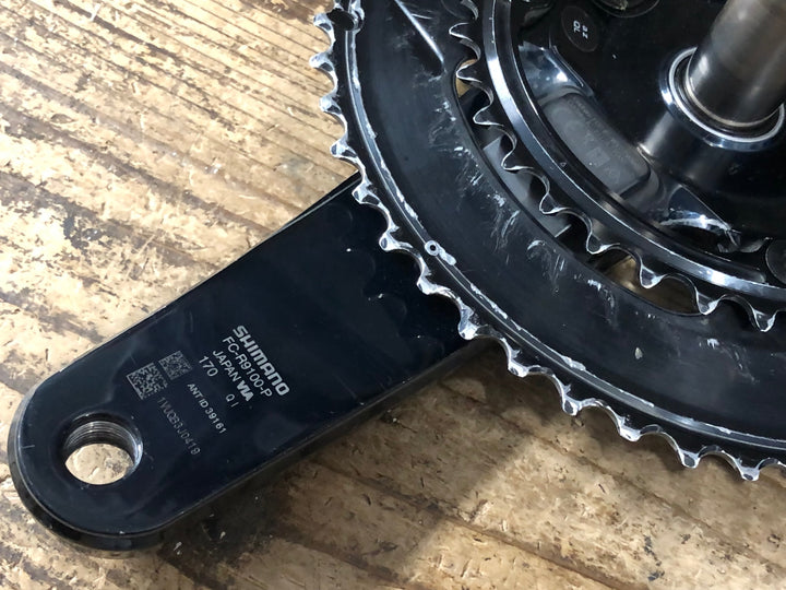 KM964 シマノ SHIMANO デュラエース DURA-ACE FC-R9100-P パワーメーター クランクセット 170mm 50/34T ケーブル付属