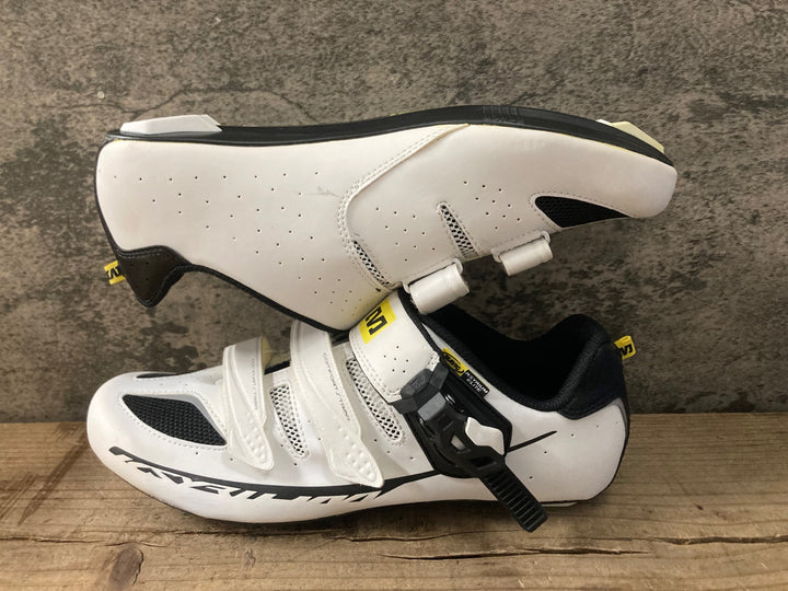 JV659 マヴィック MAVIC Ksyrium Elite Maxi Fit ビンディングシューズ 黒 EU42 2/3  3穴