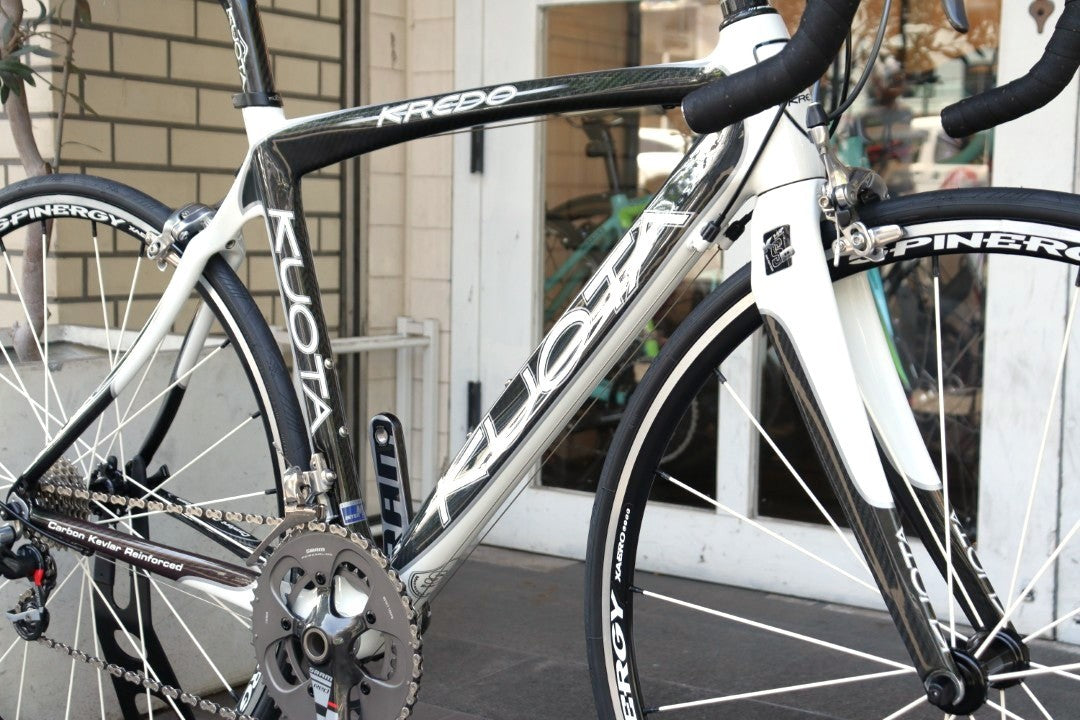 訳アリ クオータ KUOTA クレド KREDO 2007モデル Sサイズ スラム RED MIX 10S カーボン ロードバイク 【横浜店】
