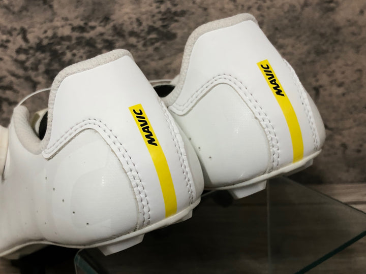 JT323 マヴィック MAVIC COSMIC BOA ビンディングシューズ 3穴 白 EU41 1/3
