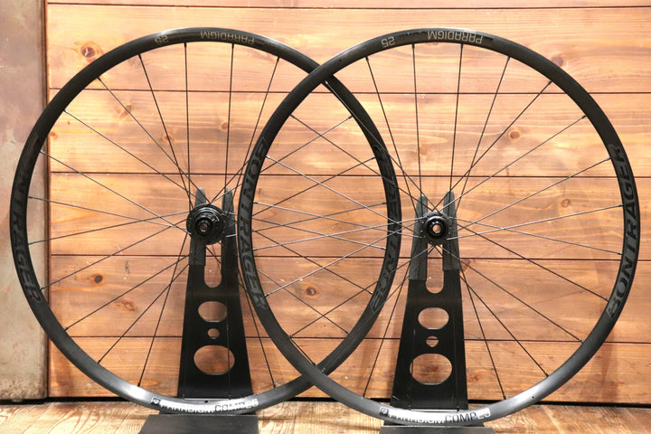 ボントレガー BONTRAGER パラダイム PARADIGM COMP 25 DISC アルミ チューブレスレディ ホイールセット シマノ11S/12S 25C 【東京南麻布店】