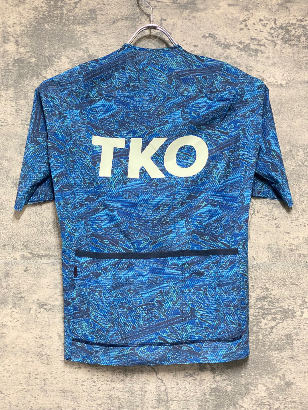 KJ305 パスノーマルスタジオ PAS NORMAL STUDIOS Women's T.K.O. Mechanism Pro Jersey 半袖 サイクルジャージ 青カモ L