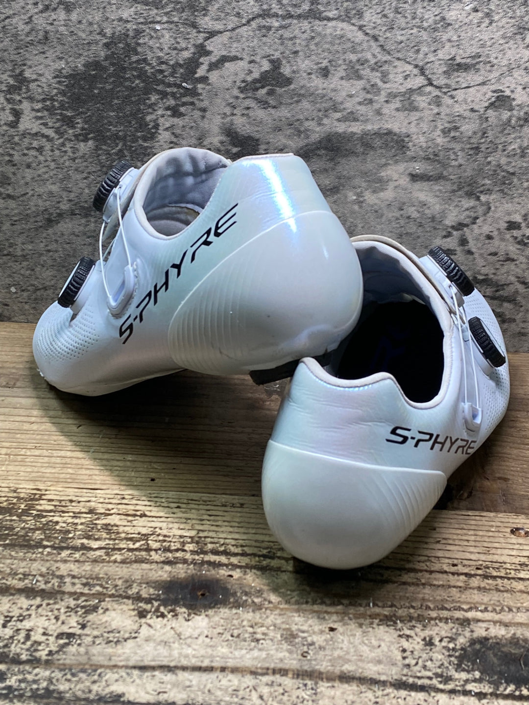 JP784 シマノ SHIMANO S-PHYER SHRC903M ビンディングシューズ 白 EU42.5 SPD-SL
