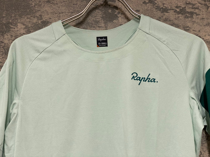 KI140 ラファ Rapha WOMEN'S TRAIL TECHNICAL T-SHIRTS 半袖 Tシャツ 水色 XXS