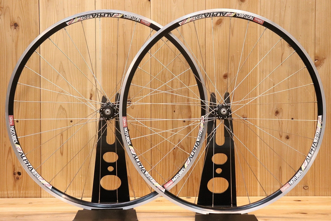 STAN'S ZTR ALPHA 340 リム 手組み カンパニョーロ レコード ハブ チューブレスレディ シマノ 11S/12S ホイールセット 【芦屋店】