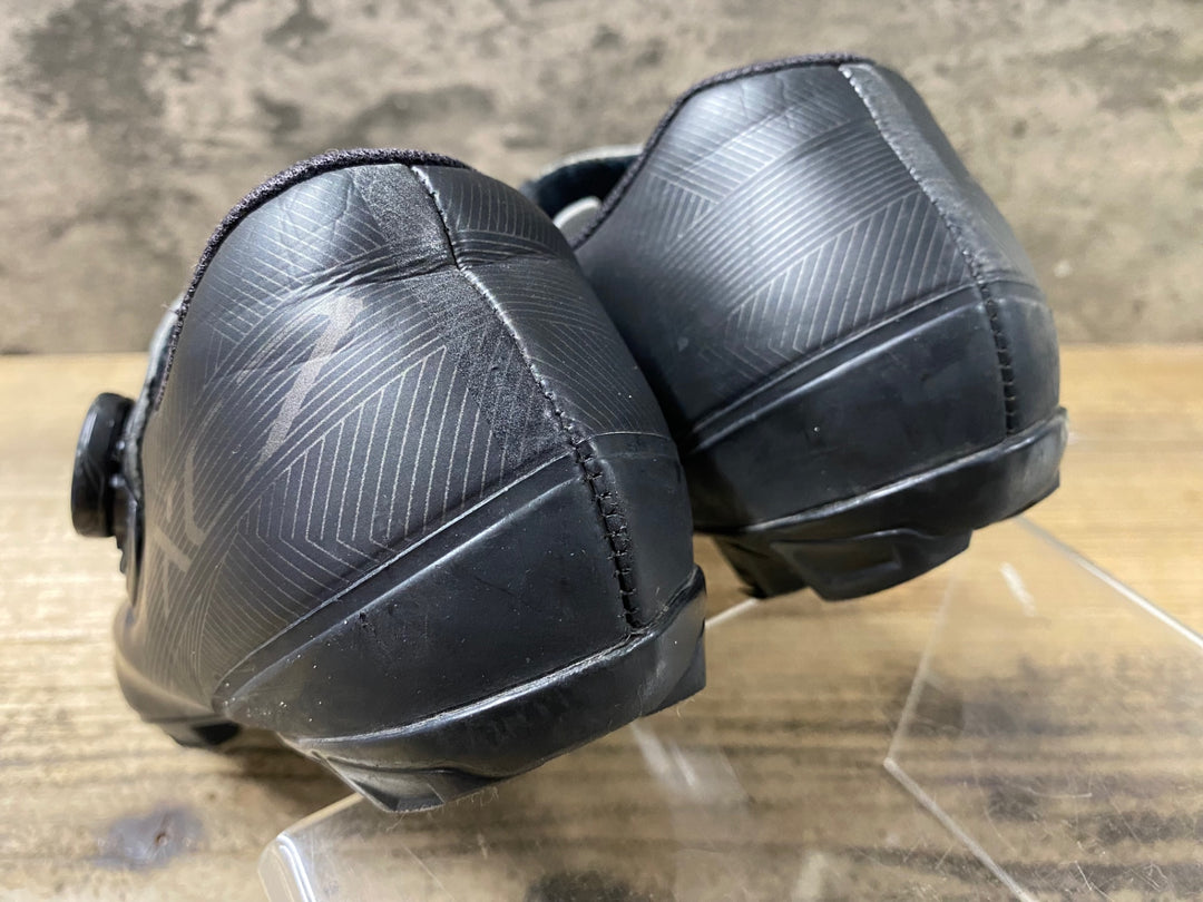 KB580 シマノ SHIMANO XC7 SHXC701M ビンディングシューズ 黒 EU41 2穴 汚れ