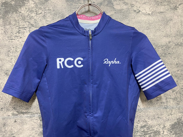 JM665 ラファ Rapha WOMEN'S Geoff McFetrdige 限定モデル 半袖 サイクルジャージ 紫 XS