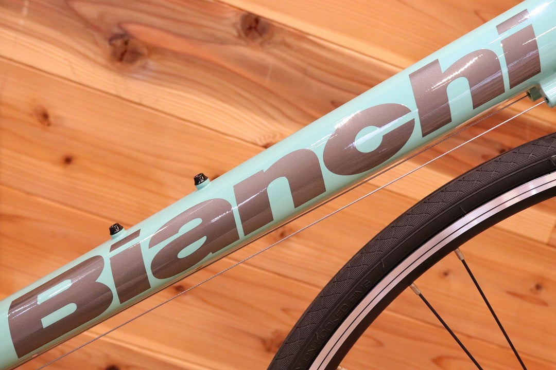 おまけ付き！ ビアンキ BIANCHI ヴィアニローネ VIA NIRONE 7 2015モデル 53サイズ シマノ ソラ 3500 9S アルミ ロードバイク 【広島店】