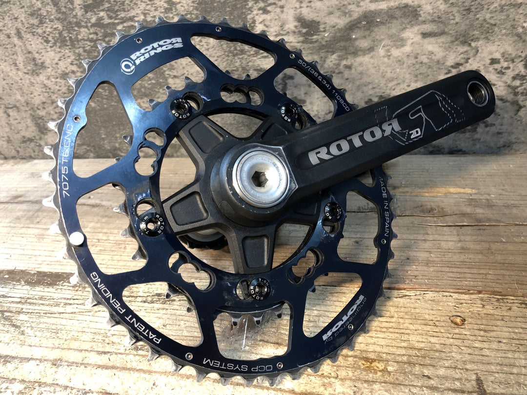 JN397 ローター ROTOR 2D クランクセット 50/34T 170mm 5アーム BCD110 