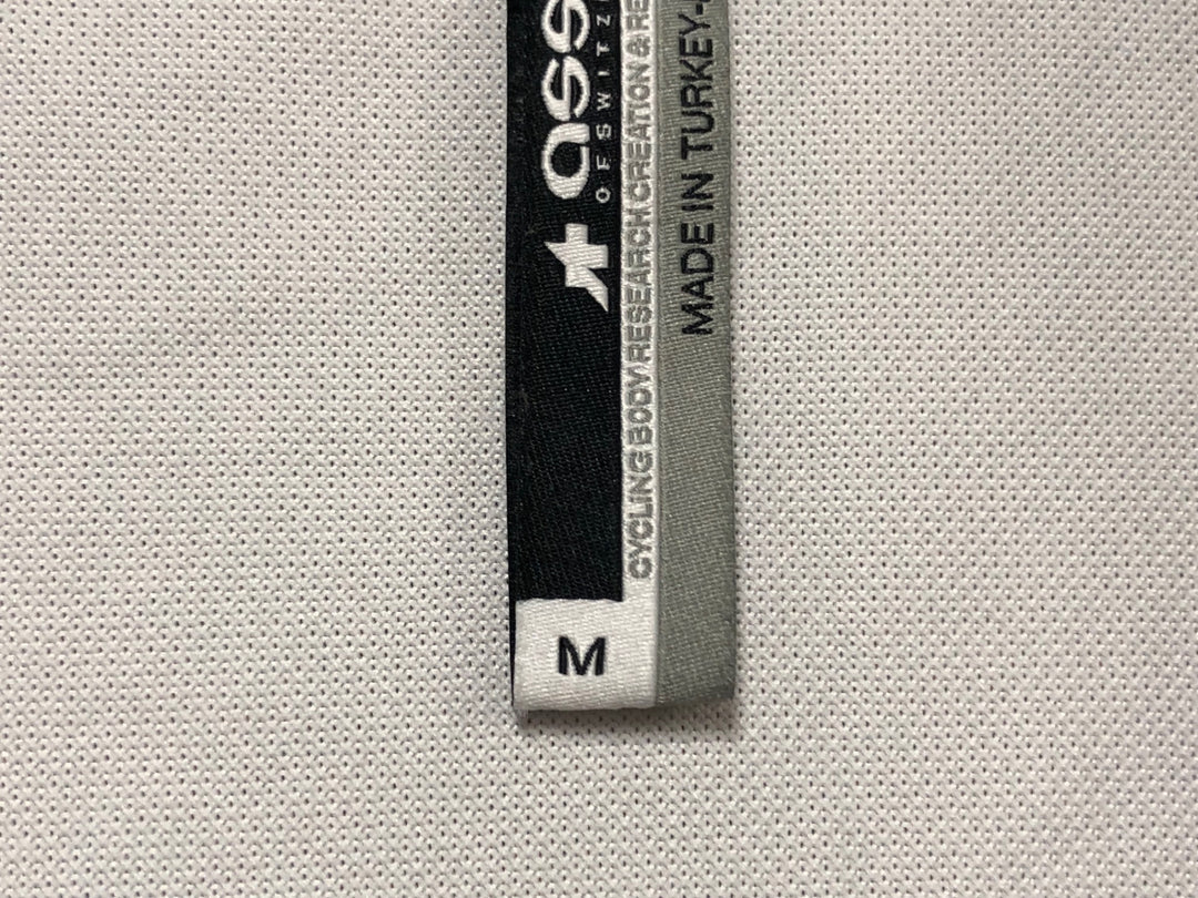 JV839 アソス ASSOS GT TRIKOT JERSEY ハーフジップ 半袖 サイクルジャージ 白 M