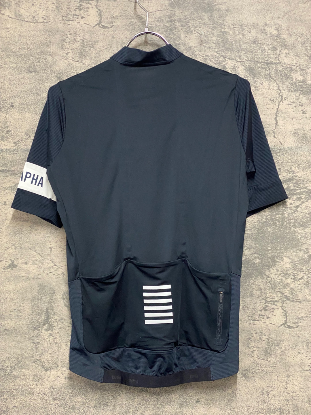 JW108 ラファ Rapha PRO TEAM FLYWEIGHT JERSEY 半袖サイクルジャージ 紺 S