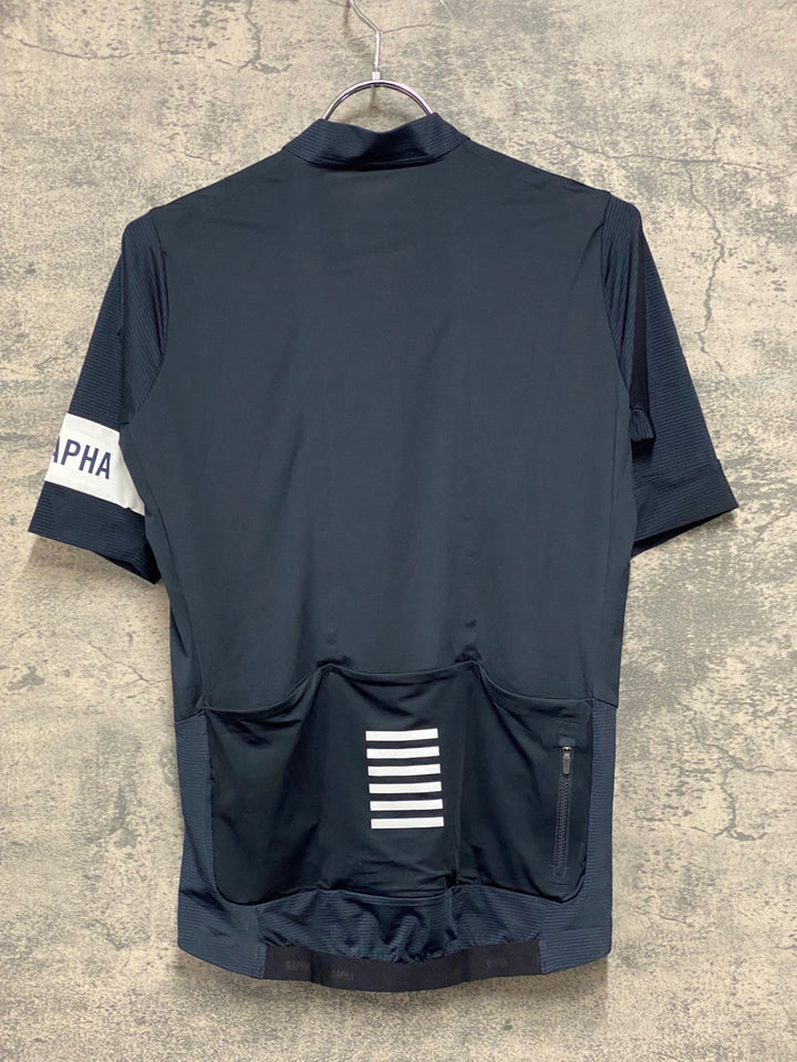 JW108 ラファ Rapha PRO TEAM FLYWEIGHT JERSEY 半袖サイクルジャージ 紺 S