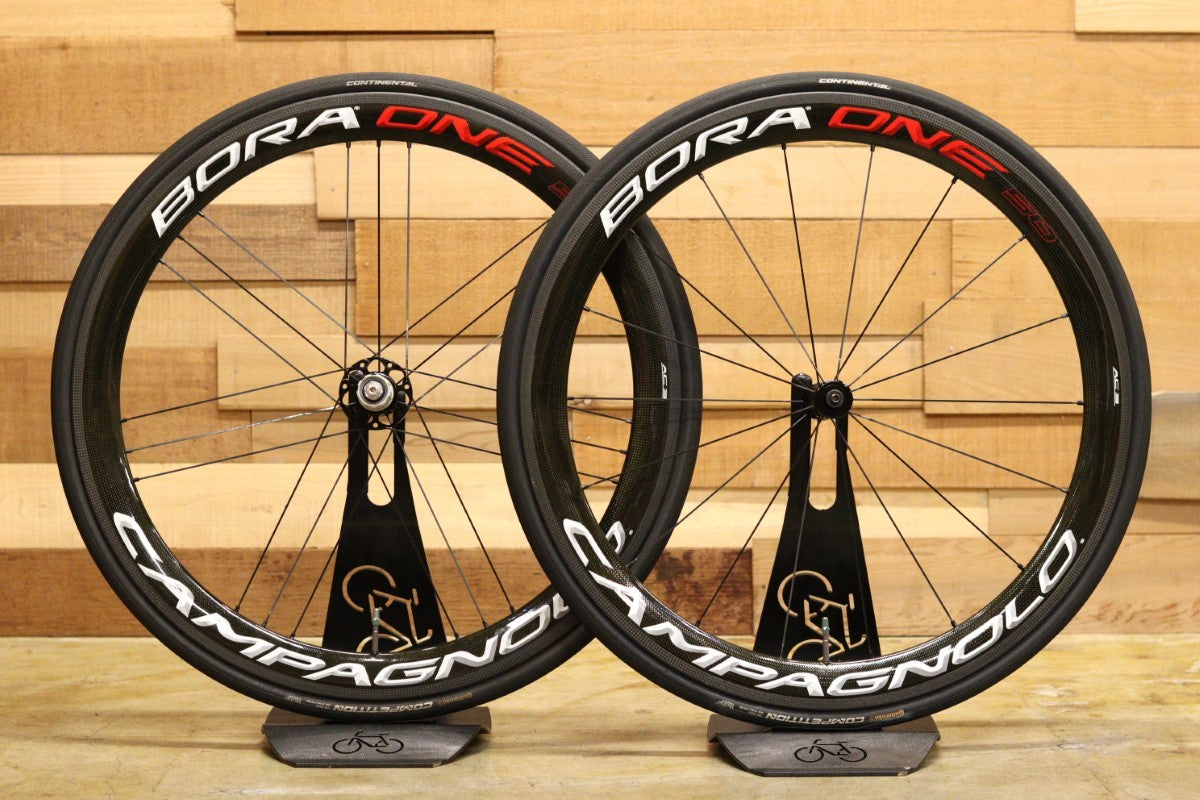 カンパニョーロ Campagnolo ボーラワン BORA ONE 50 AC3 カーボン チューブラー ホイールセット シマノ12S/11S  【立川店】