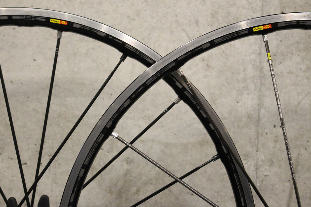 マビック MAVIC アールシス プレミアム R-SYS PREMIUM アルミ クリンチャー ホイールセット カンパ 12/11S ナローリム 15C 【福岡店】