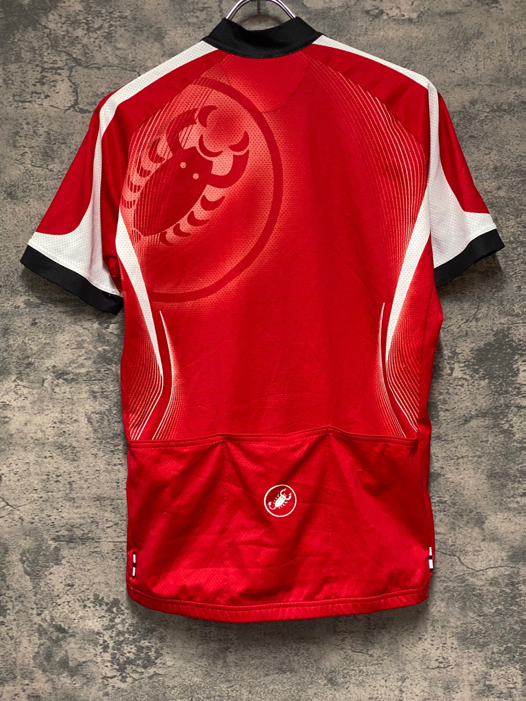 KN222 カステリ CASTELLI CLASSIFICA JERSEY 半袖 サイクルジャージ 赤 L