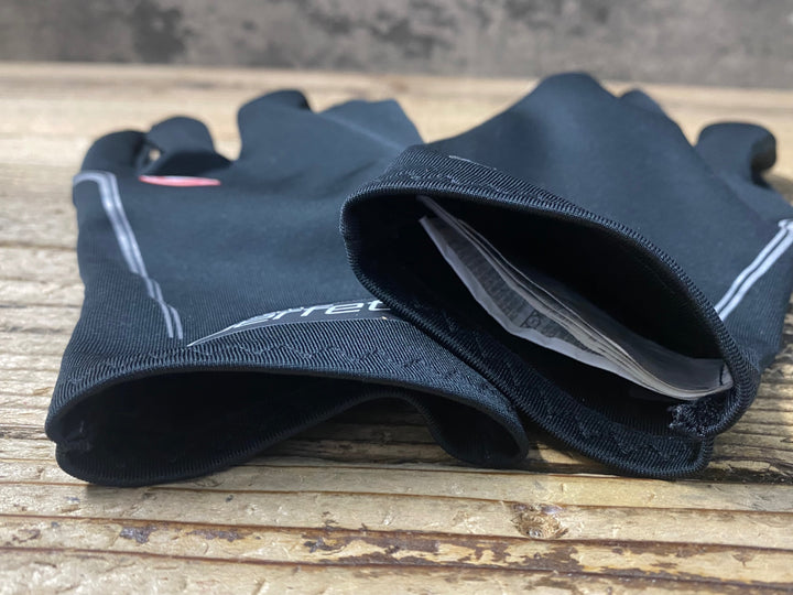KP321 カステリ CASTELLI perfetto ROSSOCORSA GORE-TEX 長指 グローブ 黒 L