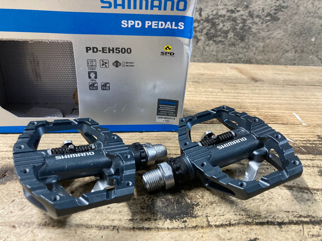 KA098 シマノ SHIMANO PD-EH500 ビンディングペダル SPD 片足フラット