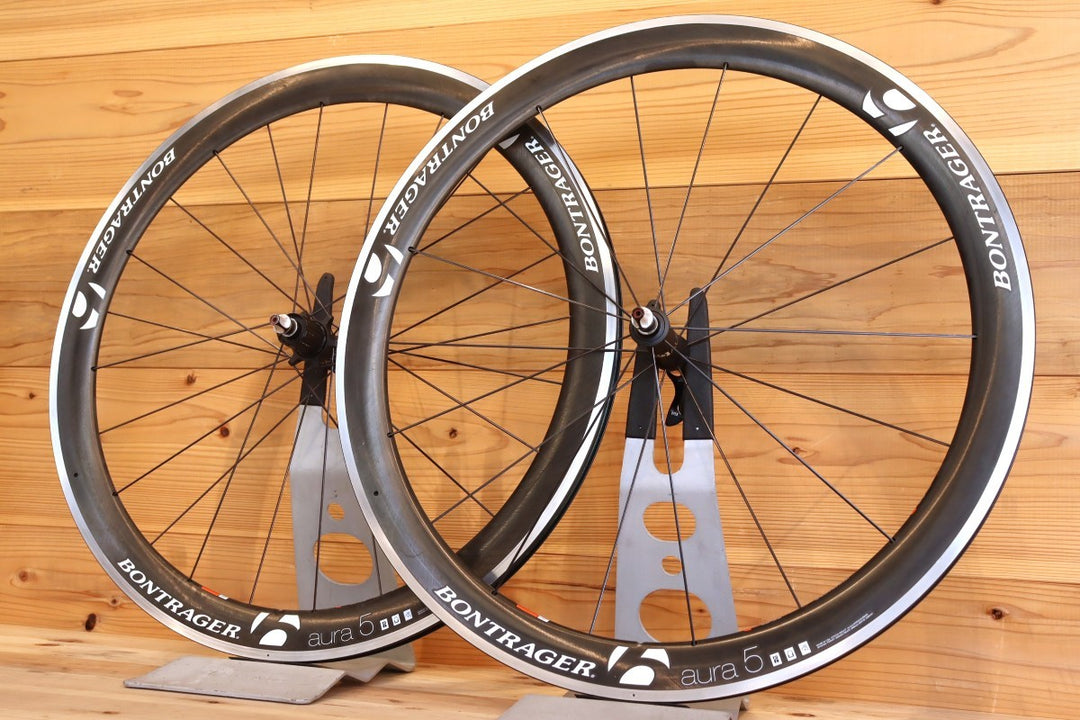 ボントレガー BONTRAGER オーラ AURA 5 アルミ・カーボン クリンチャー ホイールセット シマノ12/11S 【千葉店】