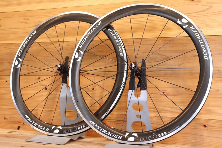 ボントレガー BONTRAGER オーラ AURA 5 アルミ・カーボン クリンチャー ホイールセット シマノ12/11S 【千葉店】