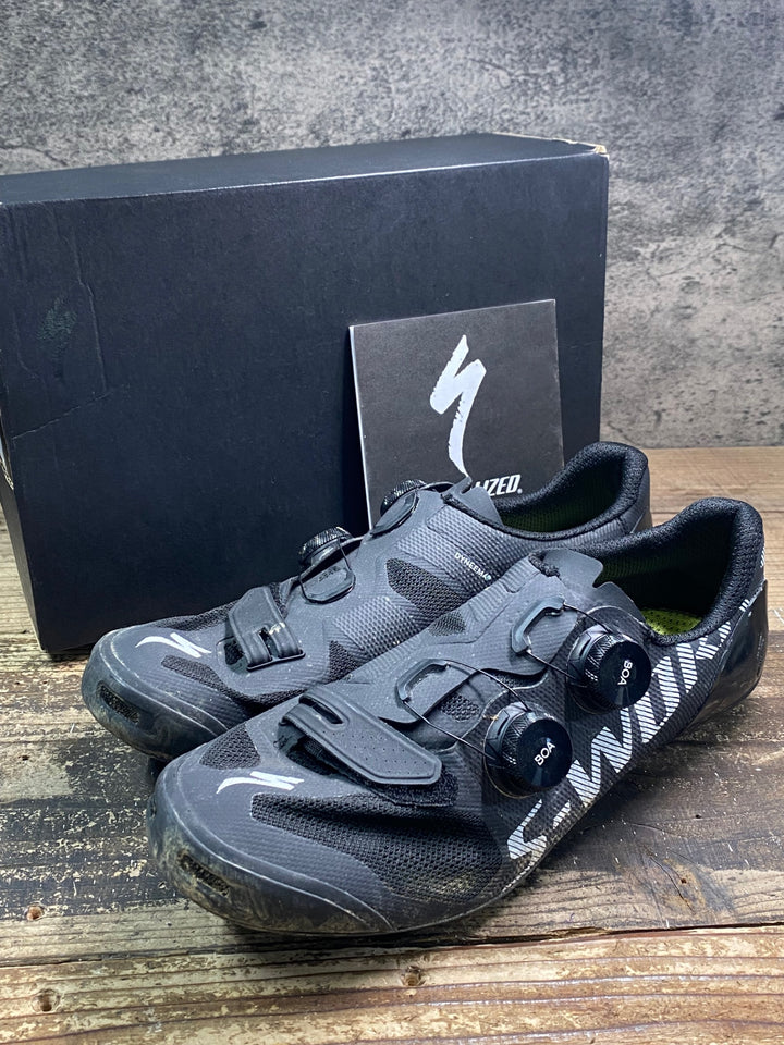 JB478 スペシャライズド SPECIALIZED S-WORKS VENT ビンディングシューズ 黒 EU41.5 SPD-SL