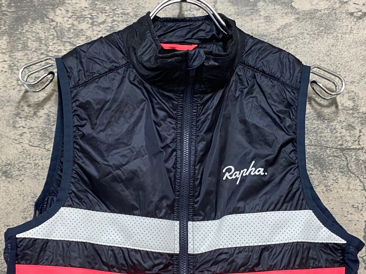 KA835 ラファ Rapha BREVET INSULATED GILET サイクルジレ ベスト S 黒