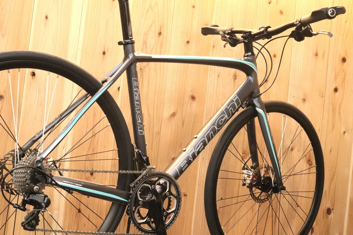 ビアンキ BIANCHI インプルソ IMPULSO FLAT BAR DISC 2016年モデル 550サイズ シマノ 105 5800 MIX  11S アルミ フラットバー ロードバイク 【芦屋店】