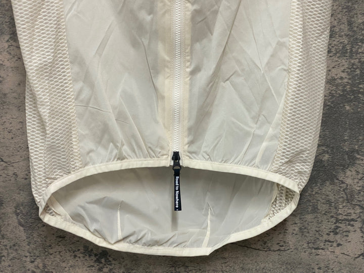 JY509 パスノーマルスタジオ PAS NORMAL STUDIOS Mechanism Stow Away Gilet ジレ サイクルベスト オフホワイト M ※汚れ