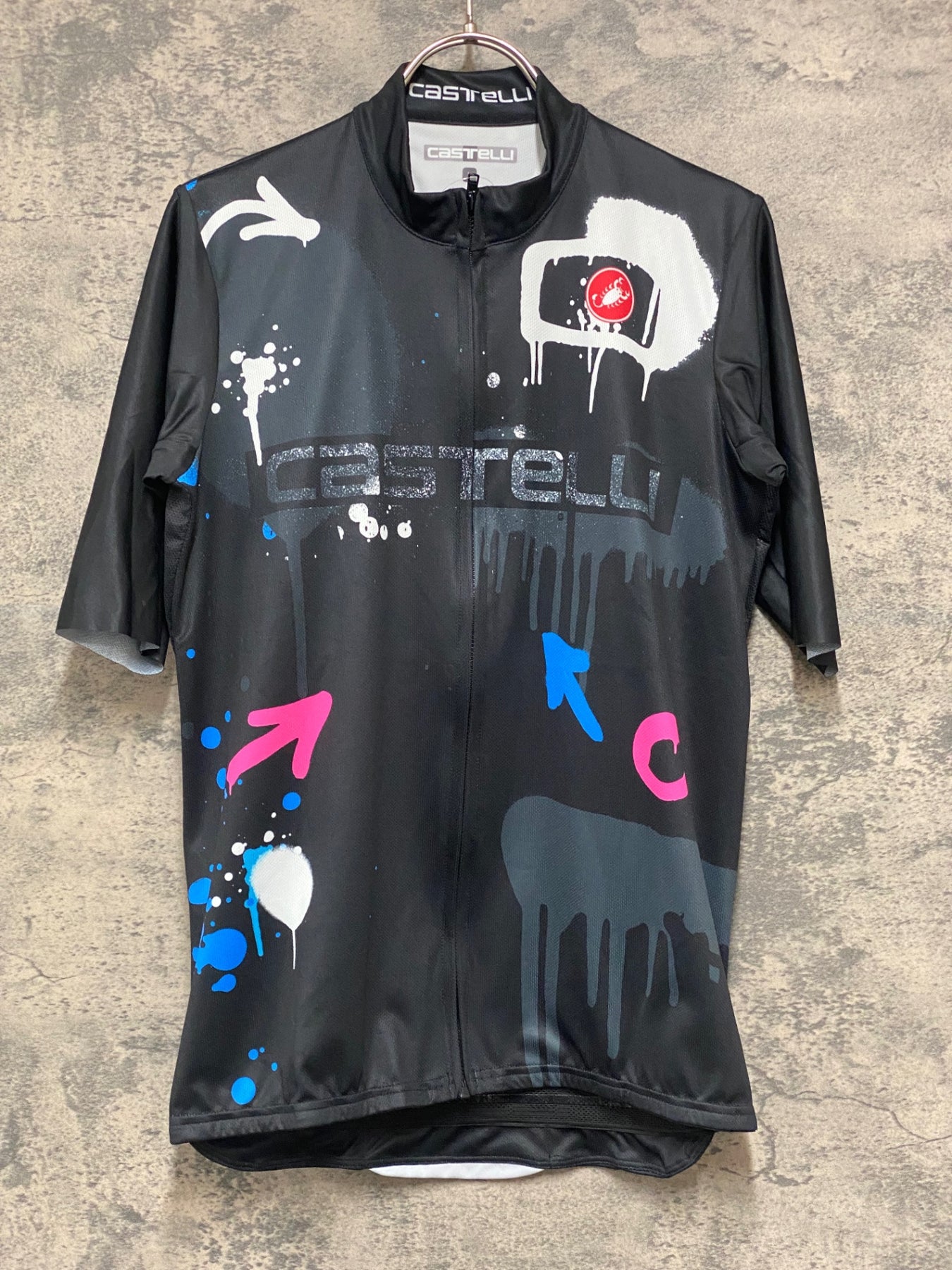 KC530 カステリ CASTELLI GRAFFITI 半袖 サイクルジャージ 黒 L – BICI