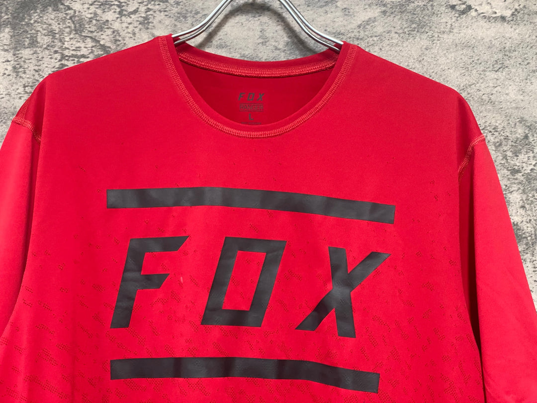 JI154 フォックス FOX 半袖 Tシャツ 赤 L