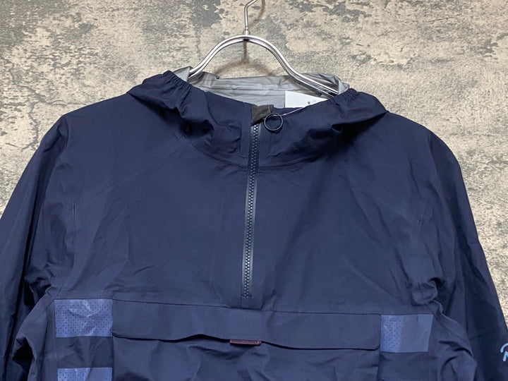 KQ687 ラファ Rapha EXPLORE HOODED GORE-TEX PULLOVER 長袖 ジャケット 濃紺 S