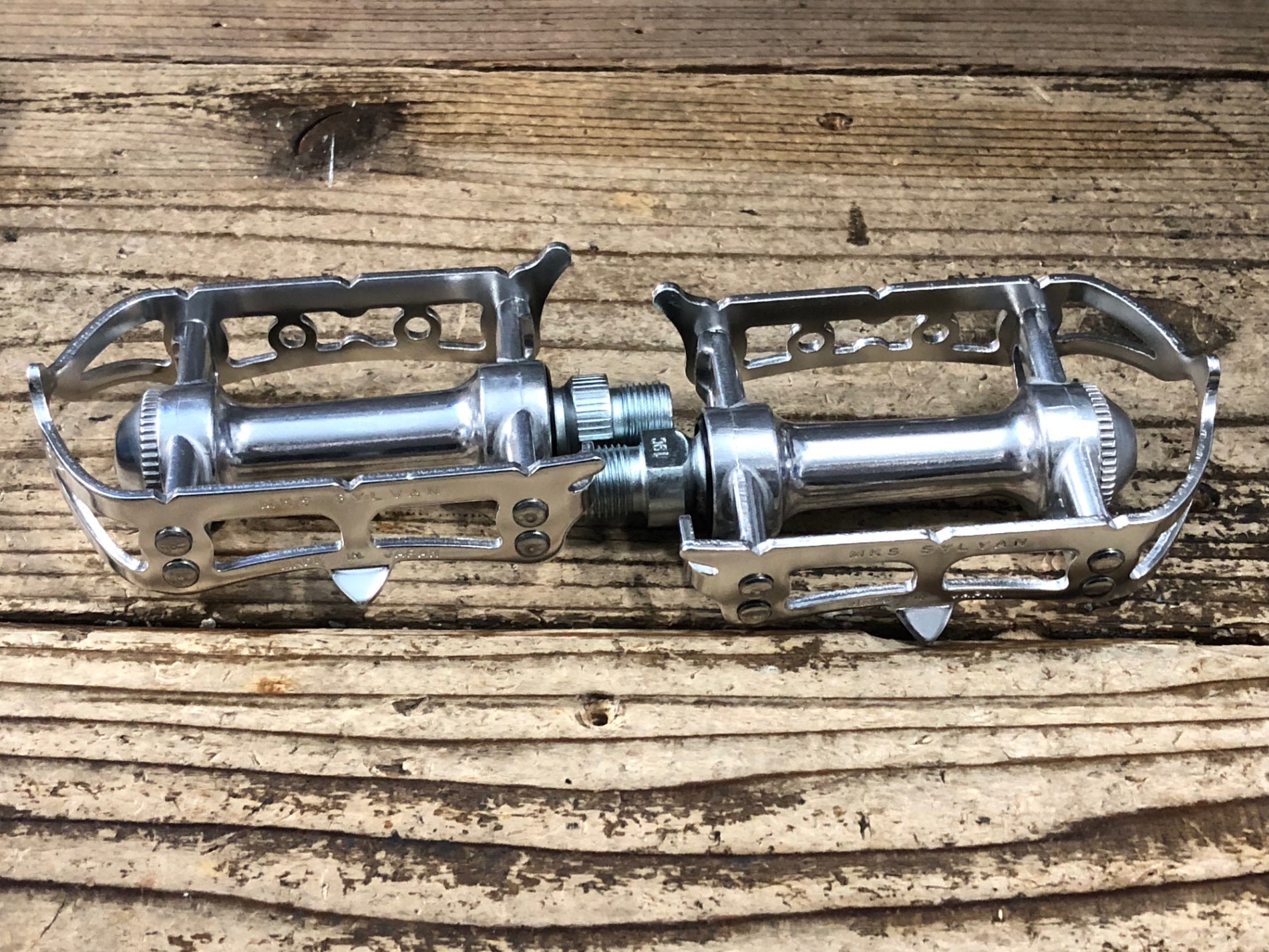 JP188 三ヶ島ペダル MKS SYLVA フラットペダル シルバー – BICI AMORE