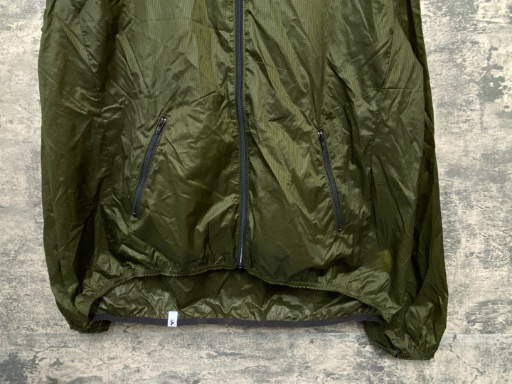KA884 カペルミュール KAPELMUUR ウィンドブレーカー フーディ WL オリーブ